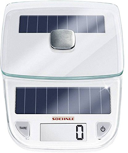 Soehnle 66183 Bilancia da Cucina Easy Solar Bianca