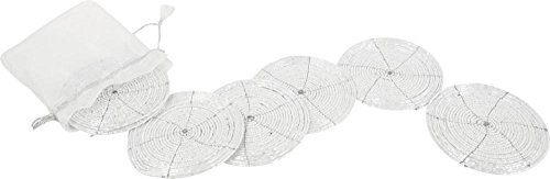 UNTERSETZER Glamour, 6er Set, Glasperlen