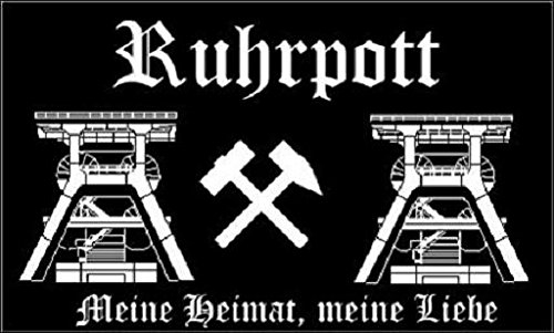 U24 Fahne Flagge Ruhrpott 150 x 250 cm