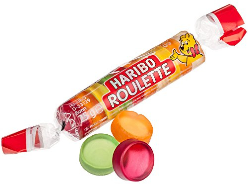 Haribo - Rouleau de bonbons gélifiés Roulette - 25 g