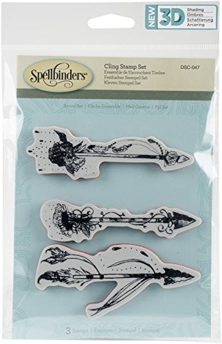 Spellbinders Arrow Set 3D Shading Stamp, Synthetic Material, Multi-Colour, 20.4 x 13 x 0.6 cm