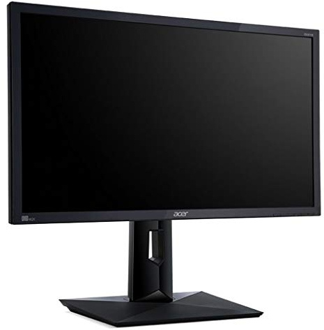 Acer CB281HKBMIIPRX Monitor FreeSync da 28, Display 4K Ultra HD (3840x2160), 60 Hz, Luminosità 300 cd/m2, 1 ms, 2 x HDMI, DP, Audio Out, Speaker Integrati, Regolazione in Altezza, Pivot, Nero