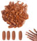 100PCS Nail Tips for Practice Hand, Life Size Nail Art Hand Training Practice Finger Tips for Beginners