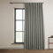 HPD Half Price Drapes BOCH-LN185-P Rideaux occultants Extra Larges en Lin pour Chambre à Coucher et Salon (1 Panneau), 254 cm de Large x 243,8 cm de Long, Gris Blazer