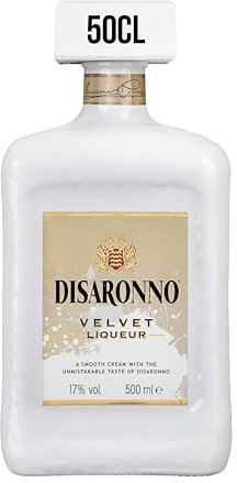 Disaronno Velvet Cream Liqueur | 50cl | 17% vol | Italian Cream Liqueur Inspired by the Iconic Disaronno Originale Taste, Notes of Vanilla and Almond | Gluten Free | Great On The Rocks or in Cocktails