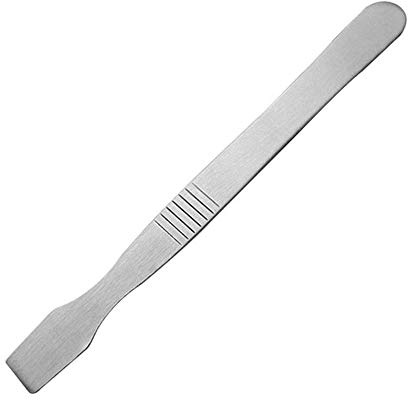 Maxmoral Smooth Tool Stainless Steel Silver Fine Planing And Grinding Metal Scraper Tin Scraping Knife Tin Paste Scraper Special Tin Paste Mixing