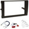 Sound-way Kit Montage Autoradio, Cadre de Radio, Façade 2 DIN, Cable Adaptateur Connecteur ISO, Adaptateur Antenne, Clés Demontage Compatible avec Audi A4 B6 B7, Seat Exeo