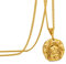 Speroto kette herren, halskette kette, sternzeichen kette, sternzeichen anhänger, edelstahl kette, geschenk herren(Krebs,gold)