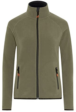 Gardena Fleece-Jacke im dezenten Logo-Design