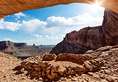 wandmotiv24 Fototapete False Kiva USA, 200 x 140cm - selbstklebende Vliestapete 150g, Wanddeko, Wandbild, Wandtapete, Amerika, Wüste, Nationalpark M0456