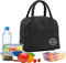JEOPKO Insulated Lunch Bags for Women, Men & Kids - Leak-Proof Lunch Organizer for Work, School, Picnic - Adults (Full Black)