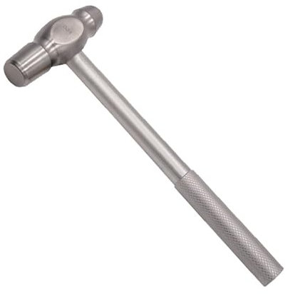 WEDO Titanium Ball Peen Hammer,16oz Ball Pein Hammer with Titanium handle,Non-magnetic,Light Weight,Corrosion Resistant,Length 310mm,Rust-proof,One-time Die-forged