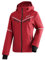 Maier Sports Lunada, Damen Skijacke, Wasserdichte Winterjacke mit 2-Wege-Stretch, mTEX Wetterschutz und mTHERM light für mehr Wärmerückhalt, PFC-frei, Rot, 44