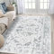 Famibay Tappeto Salotto 120x170cm Lavabile in Lavatrice Tappeto Camera da Letto Pelo Corto Tappeto Soggiorno Vintage Grigio Morbido Antiscivolo pour Soggiorno Cameretta Sala da Pranzo