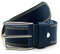 Sakito Gürtel Herren - Ledergürtel Herren - Ledergürtel Herren Blau - Belt Men - Männer Gürtel - Gürtel Gerren Leder - Länge: 115 cm/Breite: 4 cm (Blau)
