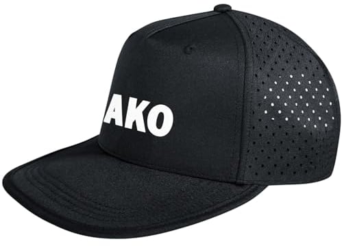 JAKO Unisex Kappe Cap Function 1281 Schwarz Senior