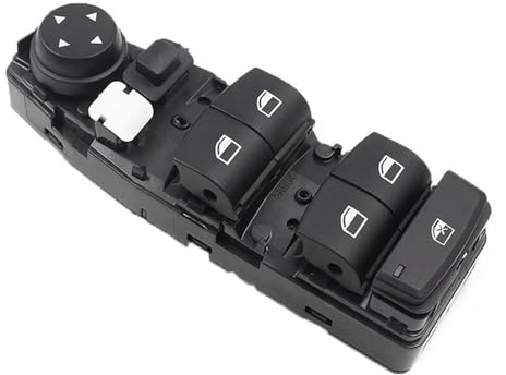 MXDDWLKJ Interruptor Mando Elevalunas para BMW para F20 para F45 para F10 para F11 para F30 para F31 para F25 para F15 Interruptor de ventanilla eléctrica 61319208108 Interruptor Botonera Ventana