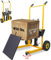 LuminaLiftCure Empileur de treuil pliable en matériaux - Empileur de palettes de 204,1 kg avec roues pivotantes et hauteur de levage de 83,8 cm - Chariot compact pour transpalette - Chariot de table