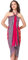 SAIVONA Sarong Pareo Damen Mandala Fransen Viskose Strandtuch Wickeltuch Wickelrock Strandrock Wickeltuch Bikini Cover Up für Badeanzug - Pink Töne Elefant Pfau