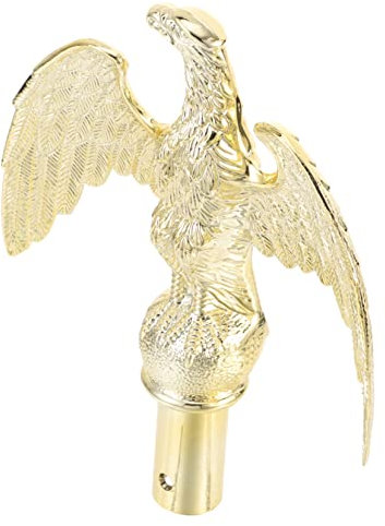 PHENOFICE Adler Flaggenmast Spitze Garten Ornament Für Außenbereich Dekorative Fahnenmast Aufsatz Und Kompakte Fahnenmastspitze Für Gartenflaggen Installieren Leicht Und