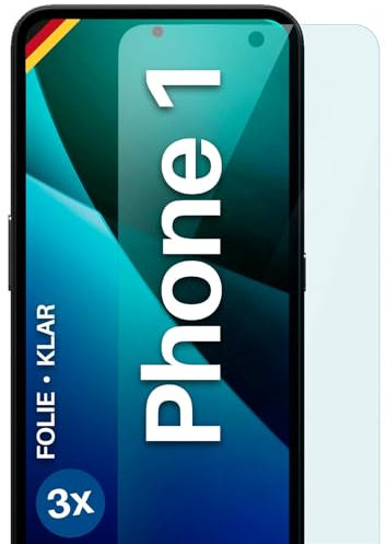 moex FlexProtect Schutzfolie kompatibel mit CMF Phone 1 Displayschutz nur 0.2 mm dünn, Folie für das Display, HD Ultra klar und extra kratzfest - 3 Stück