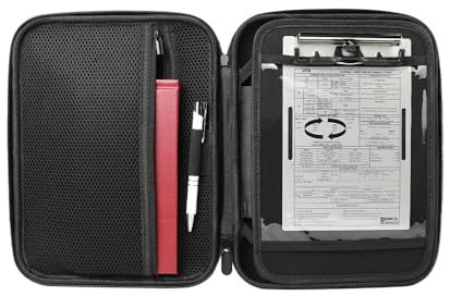 Pilot Ipad Kniebrett inkl. Aluminium-Klemmbrett Passend für iPad Pro 9,7 Zoll, 10,5 Zoll, 11 Zoll, iPad und iPad Air 1/2/3/4/5/6 und alle anderen 9-11-Zoll-Tablets