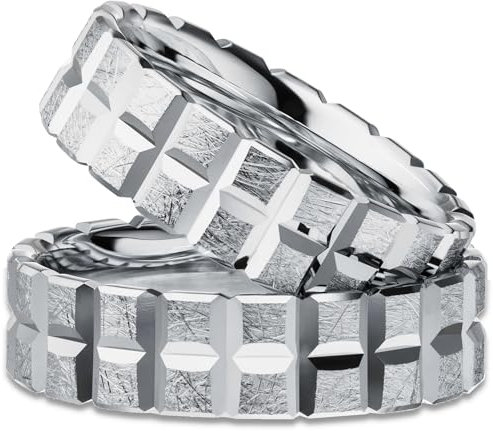 Kolibri Rings Eismatt Eheringe Verlobungsringe Silber 925 Set - Gravur und Etui