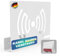 Mellbree Wandhalterung für AVM FritzBox Router mit Kabelmanagement, platzsparend, effiziente Wärmeableitung, kompatibel mit 7590 AX 6660 Kabel 7530 5530 8850 6850 6490 6890 Router Modellen