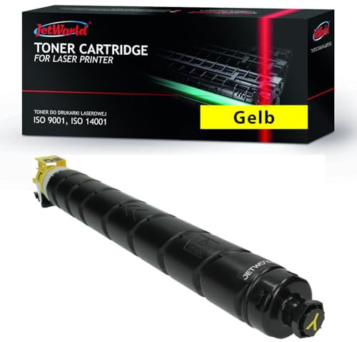 JetWorld Toner CK8530Y CK-8530Y 1T02YPAUT0 Kompatibel für UTAX Utax 2508ci, Triumph-Adler 2508ci Gelb 12000 Seiten je Tonerkartusche, Hochwertiger Druck