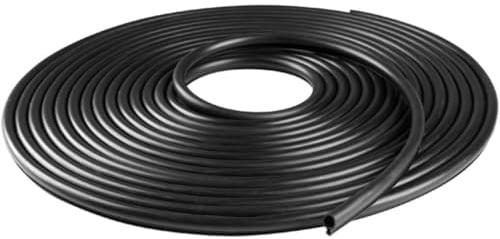 10 m (32,8 piedi) Guarnizione in gomma UPVC per finestre e porte – Striscia meteorologica a montaggio Kerf in TPE per scanalature da 3-6 mm (0,1-0,2 pollici), guarnizione di ricambio per bloccare