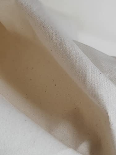 Inlett-Stoff Natur 180g/qm daunendichtem Baumwollgewebe