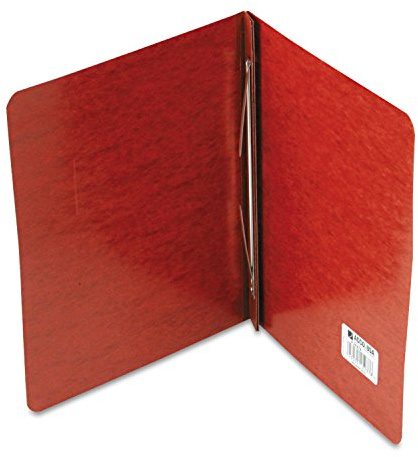 Acco Brand 25978 Pressboard Report Cover, Prong Clip, Letter, 3 Capacity, Red