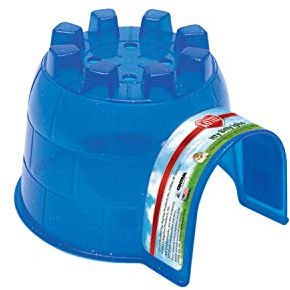 Super Pet Itty Bitty Igloo Critter Hideout (Assorted, 4 Inch L x 4 1/2 Inch W x 3 Inch H)