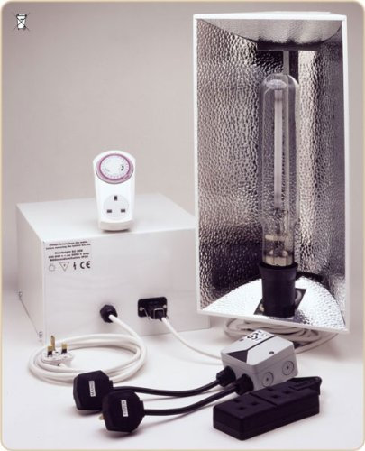 Esoteric Hydroponics Quality 1000W Metal Halide Grow Light complete with remote ballast, lamp& reflector