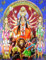 Crafts of India Goddess Durga Poster-Reprint on Paper-(20X16 inches)