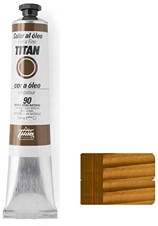 ÓLEO TIERRA SIENA NATUAL TITAN Extrafino 10 - 60ml. Nº 90