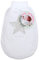 babybay Schlupfsack Organic Cotton mit Gurtschlitz, weiß Applikation Stern perlgrau Sterne weiß