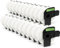 20x Adressetiketten kompatibel für Brother DK-11208 38mm x 90mm (400 Stück/Rolle) P-Touch QL-500 550 560 570 700 710W 720NW 800 810W 820NWB 1050 1060N 1100 1110NWB, Thermopapier mit Kunststoffhalter
