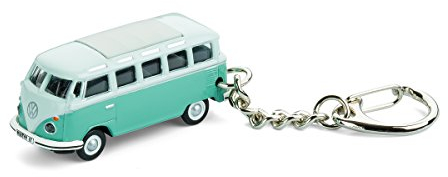 corpus delicti :: Schlüsselanhänger kompatibel mit VW Bus T1 Samba türkis Modellauto für alle Auto- und Oldtimerfans (20.9-33)
