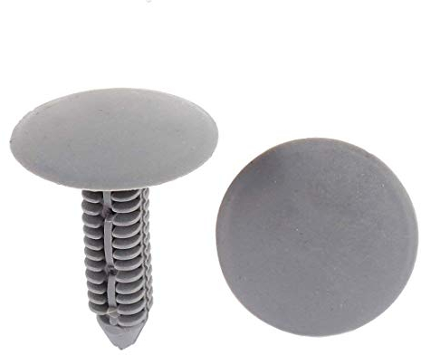 sourcing map 100 Stk. Kunststoff Niet Befestigung Nieten Clips Tür Nieten 6.5 mm Loch für Auto