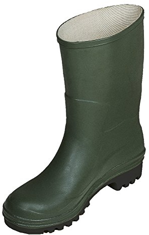 VERDELOOK Stivale Tronchetto in PVC Taglia 45, Verde, per Giardino e Fai da Te