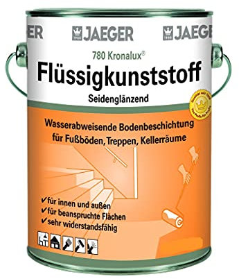 Jaeger Kronalux Flüssigkunststoff 780 silbergrau RAL7001 750ml Bodenbeschichtung