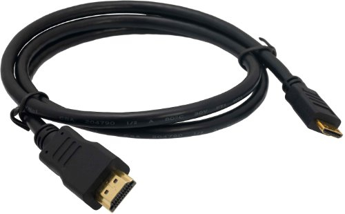 Câble mini HDMI compatible avec la référence Panasonic K1HY19YY0021. Compatible avec les appareils photo numériques Panasonic Lumix listés ci-dessous