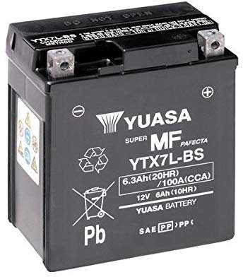 Original Battery YTX7L-BS YUASA/GS Honda SH Hornet