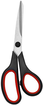 Singer 250020396 Mehrzweckschere S218-8 Schere, Stahl, schwarz-rot, 8 x 2 x 20, 32 cm