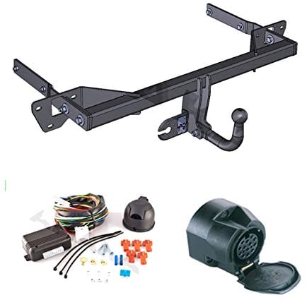 AHK Anhängerkupplung mit Elektrosatz 13 polig für MB A-Series W-169 / B-Series W245 2004- Anhängevorrichtung Hängevorrichtung - starr, mit angeschraubtem Kugelkopf