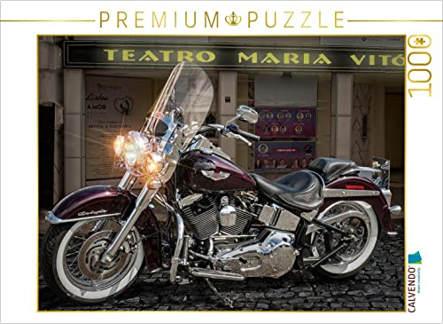 CALVENDO Puzzle Harley-Davidson Heritage De Luxe 1000 Teile Puzzle quer | Lege-Größe cm Foto-Puzzle für glückliche Stunden