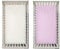 Dudu N Girlie Fitted Sheet Next to Me Crib 51 x 85 - Nexttome Crib Sheets 2 Pack Hypoallergenic Baby Cot Sheets Bedding Elasticated Breathable Easy Care (Pack of 2, Cream & Pink)