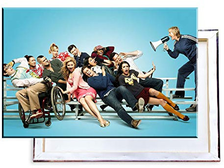 Unified Distribution Glee - 120x80 cm Kunstdruck auf Leinwand • erstklassige Druckqualität • Dekoration • Wandbild