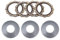 Kupplung Scheiben Kupplungsscheiben Reibscheibe Set passend für Simson S51 S53 S70 S83 SR50 SR80 KR51/2 Schwalbe